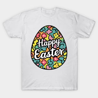 Happy Easter Bunny And Cat And Dog Mom Dad Boys Girls kids T-Shirt